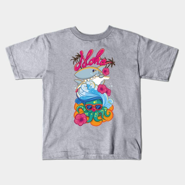 aloha Kids T-Shirt by dylanelisa